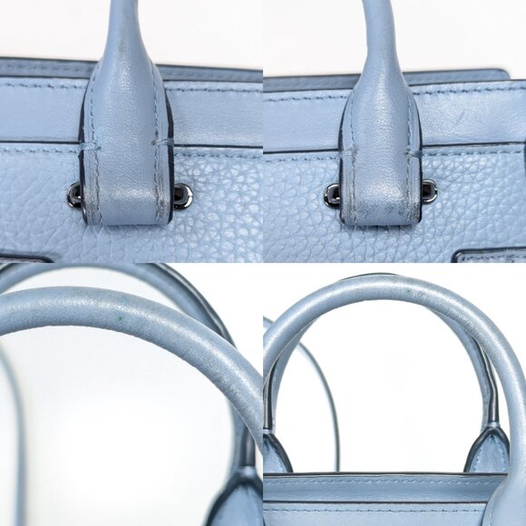 COACH Swagger Mini Blue Shoulder Bag Crossbody - Picture 13 of 15